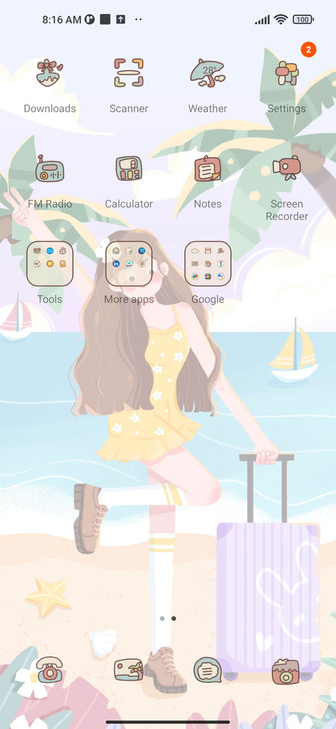 Beach sea breeze screenshot