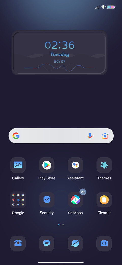 Blue [ON] screenshot