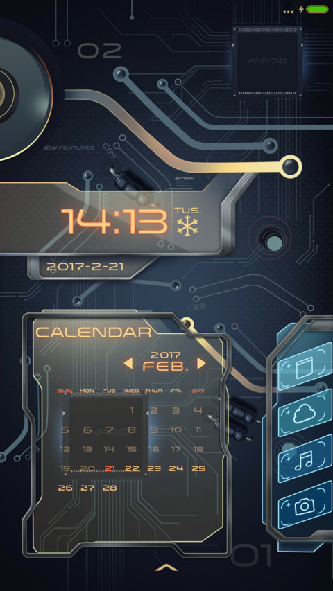Conected screenshot