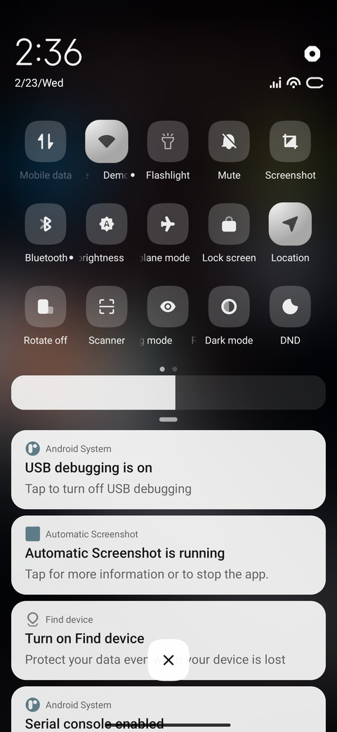 IosDark screenshot