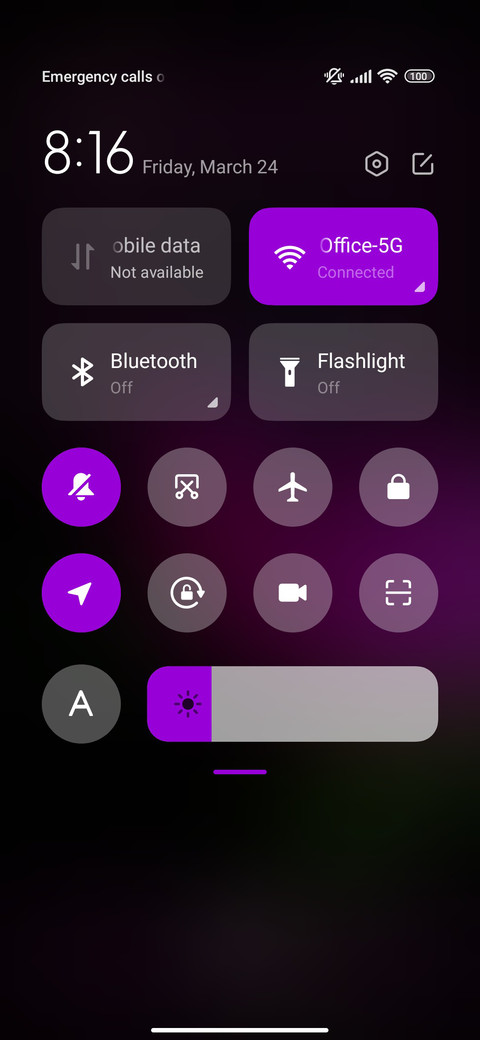 amoled pink screenshot