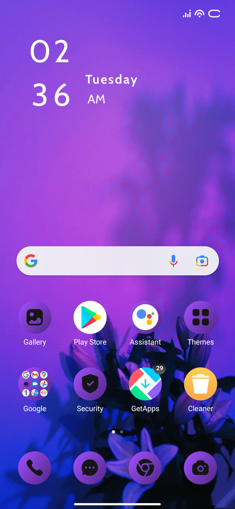 Purple BG screenshot