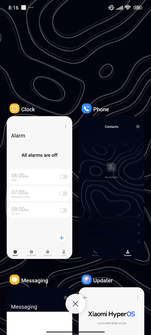 Dark Ink Curve screenshot