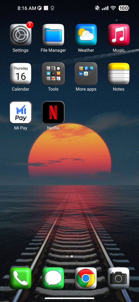 Tramonto V13 screenshot