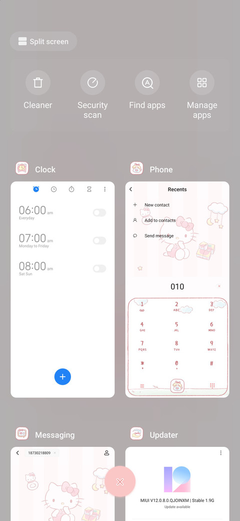 Kitty pink memory screenshot