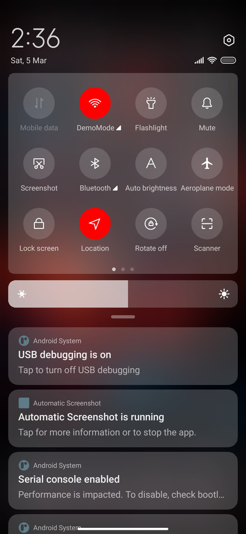 Lights screenshot