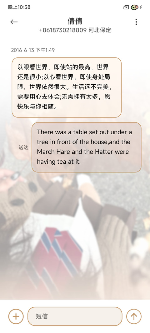 Ins壁纸落叶知意 screenshot