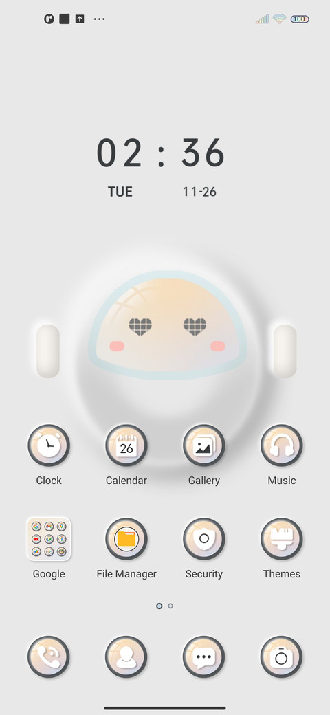 New mimetic color screenshot