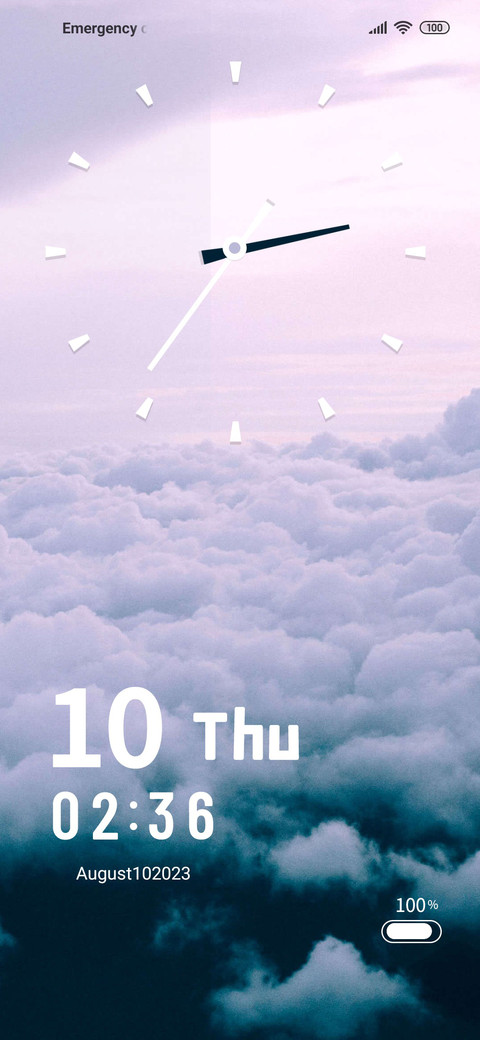 Far away clouds screenshot