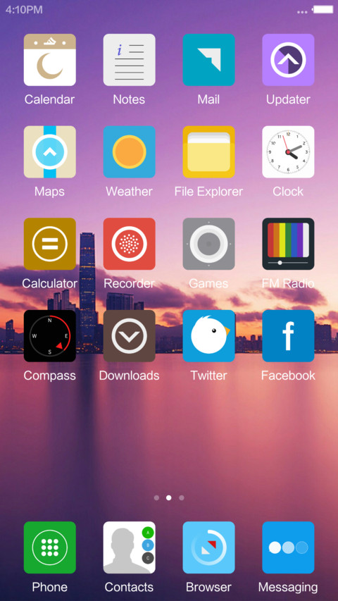 iOS weave screenshot