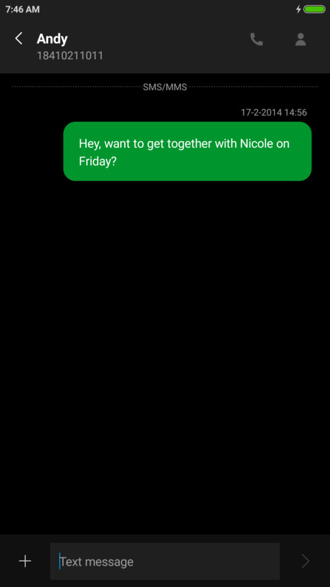 Xiaomi 5c screenshot