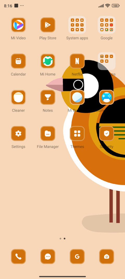 Bird screenshot