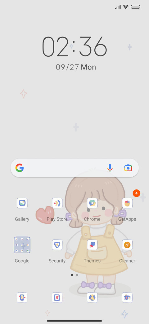 Cartoon blue screenshot