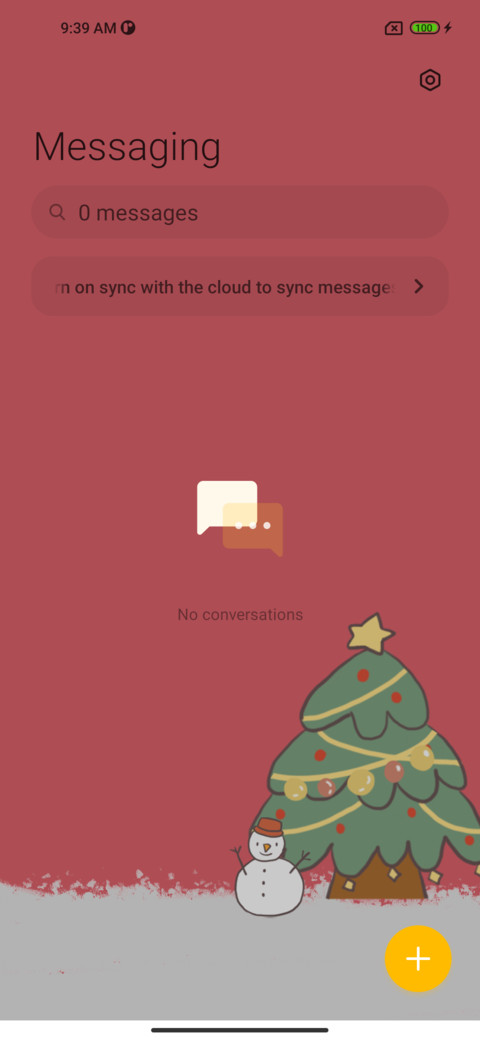 Merry Xmas widget screenshot