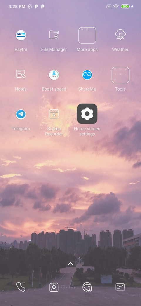 Dynamic sunset screenshot
