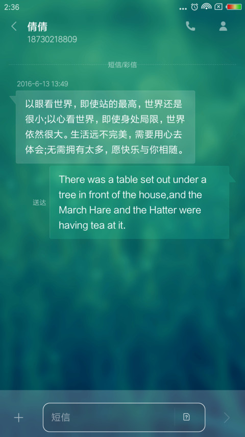 清新透明磨砂风 screenshot