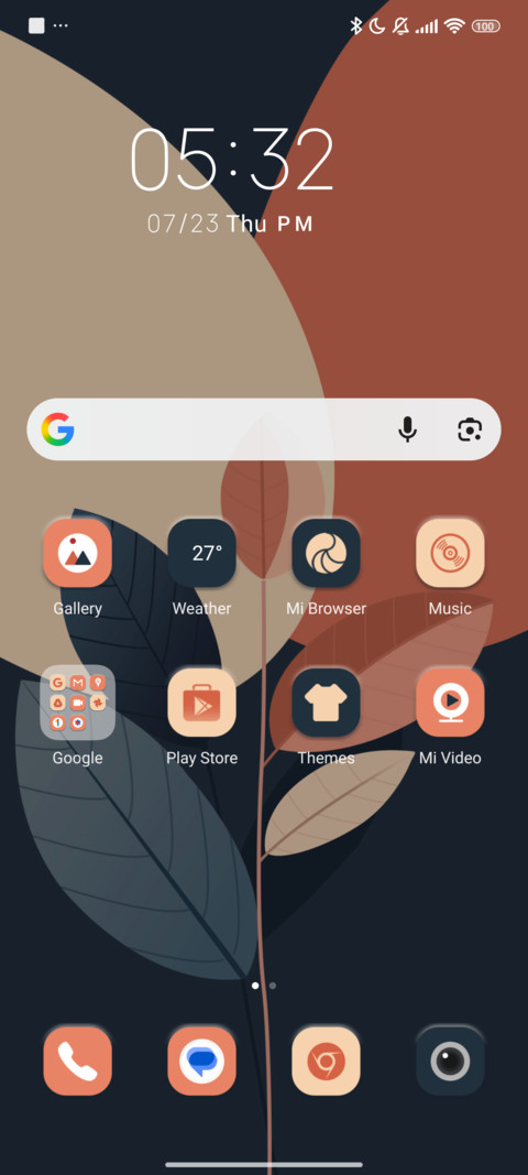 Autumn Leaves Warm screenshot
