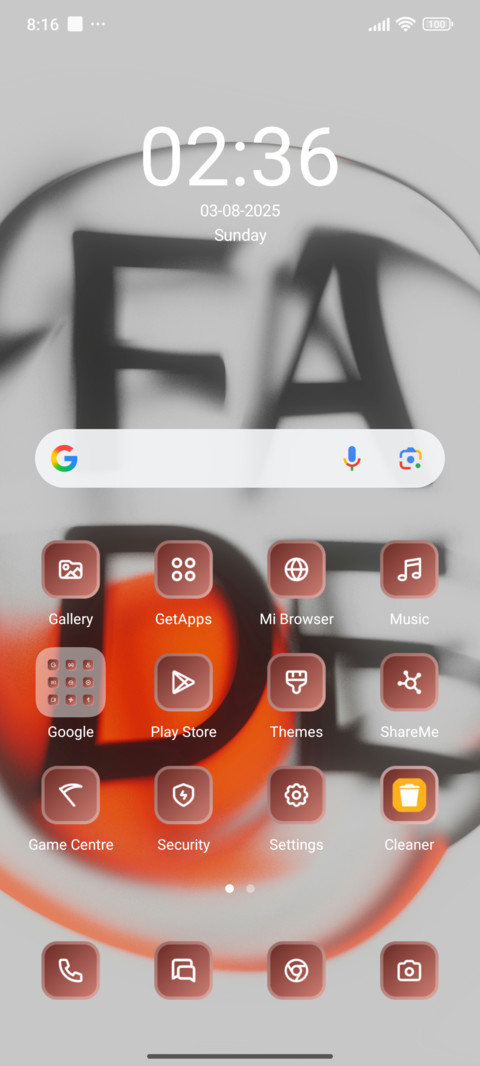 Fade screenshot