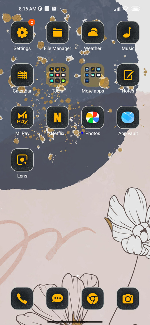 abstract flower screenshot