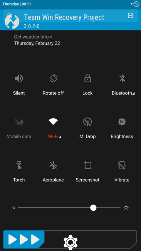 TWRP screenshot