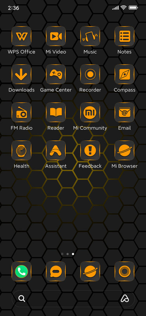 Orange metal screenshot