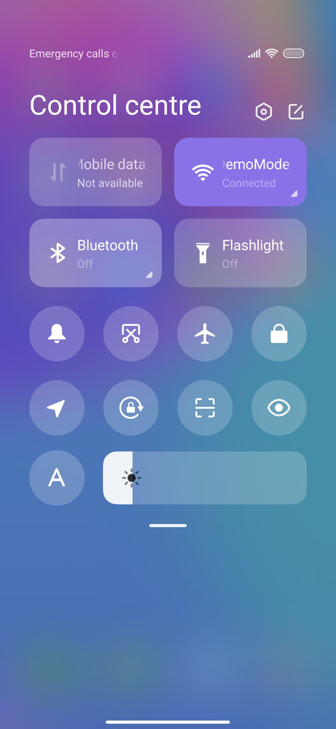 Transparent screenshot