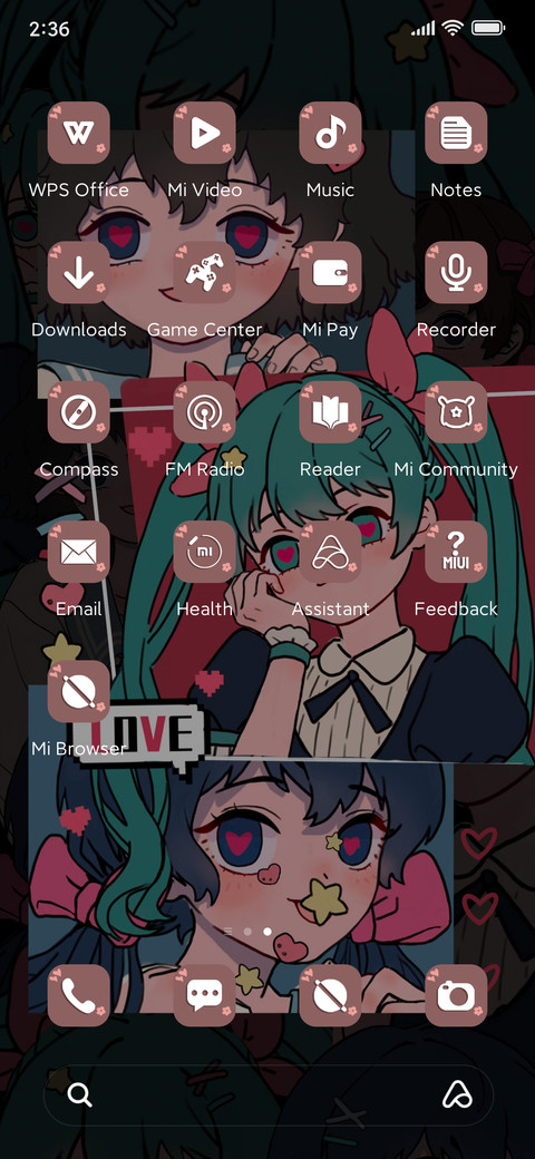 Retro Girl Heart screenshot