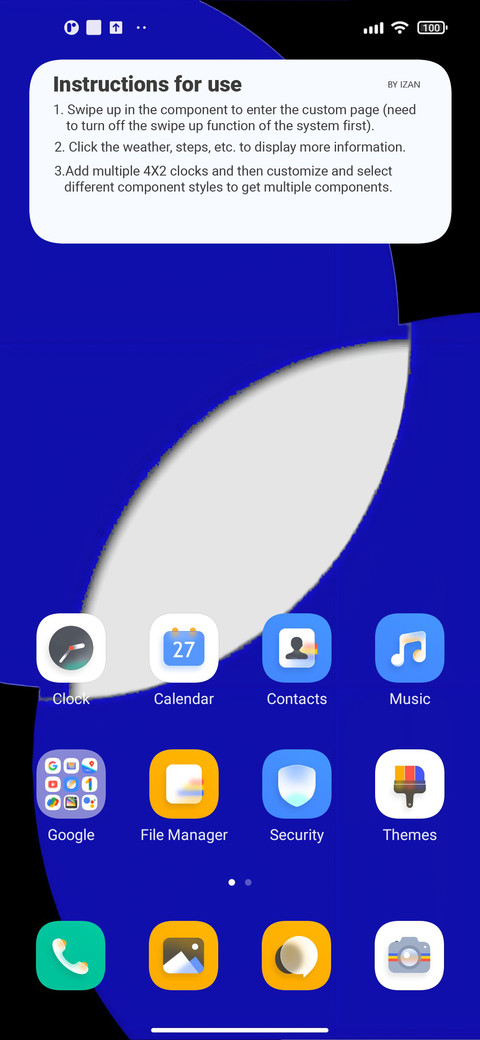 Blue Ui screenshot