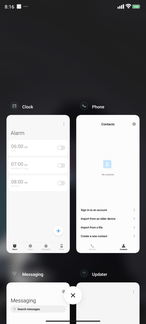 simple dark screenshot