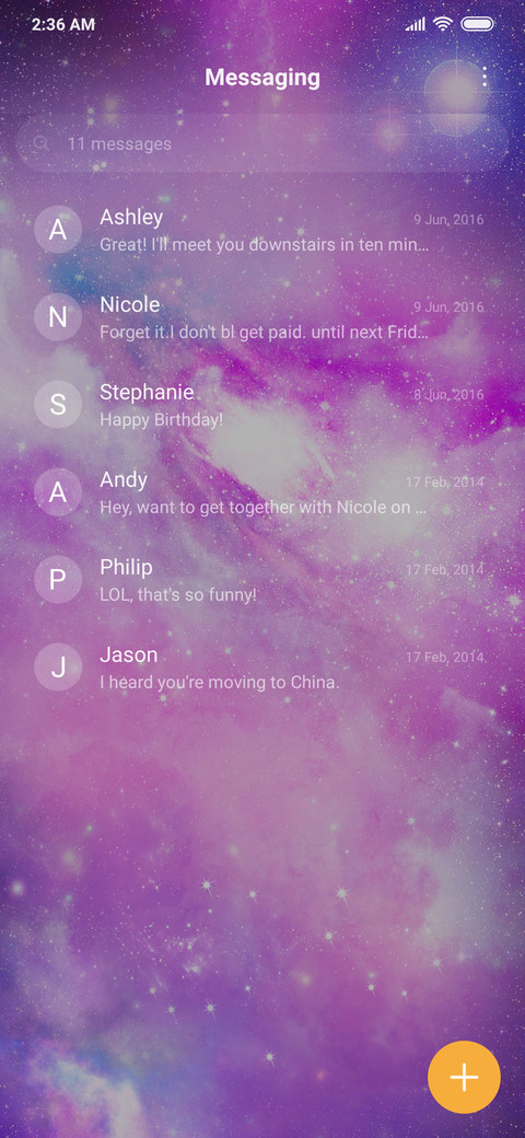 Starry Sky screenshot