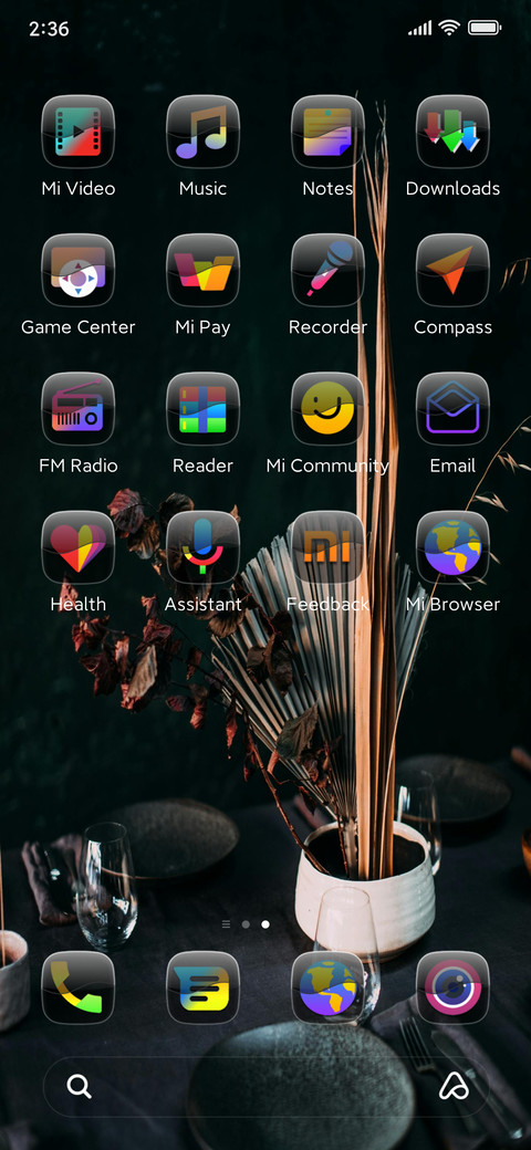 Frosted Black screenshot