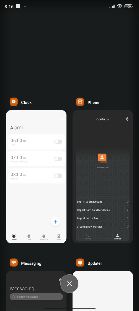 Retro block keypad screenshot