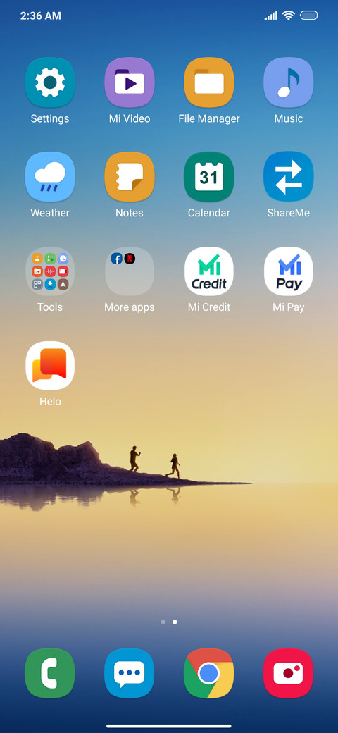 samsung mi screenshot