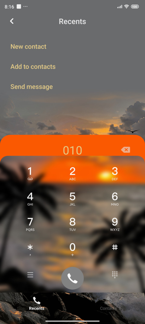 Sunset coastal screenshot