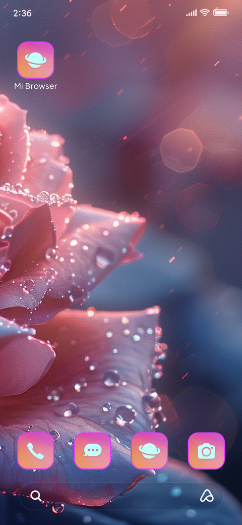 Rain rose screenshot