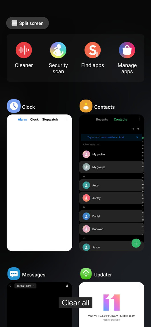 One UI 2.0_Dark screenshot