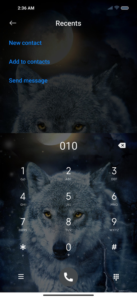Snow wolf screenshot