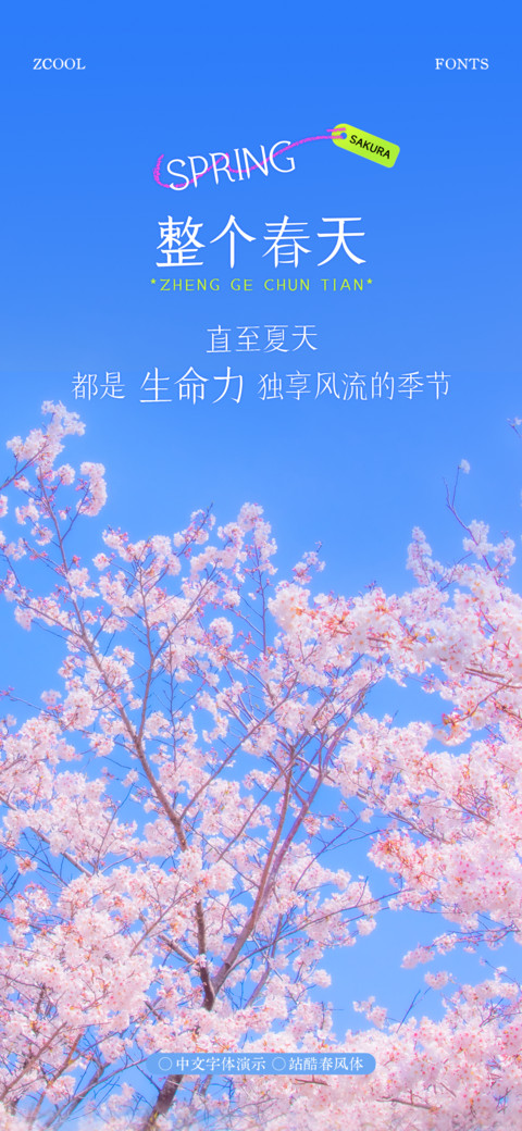 站酷春风体 screenshot
