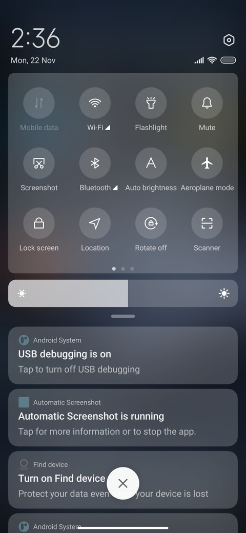 Blue metal screenshot