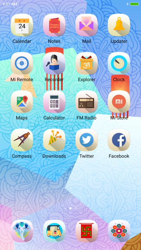 9 Style Diwali Light screenshot