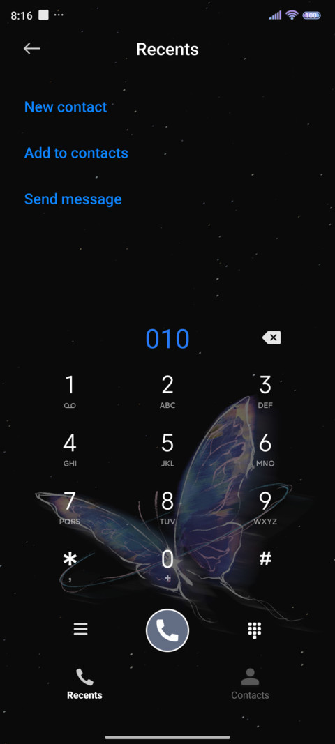 Simple butterfly screenshot
