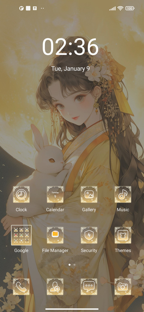Rabbit and girl screenshot