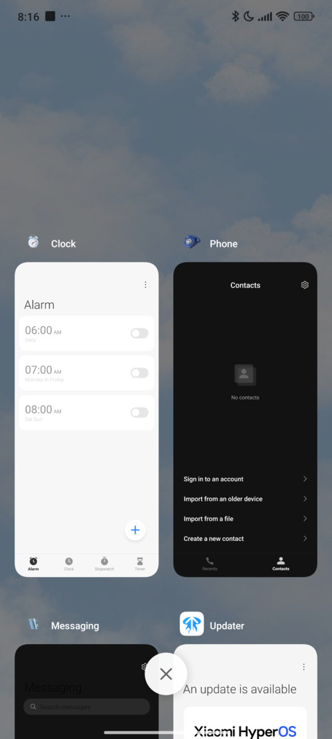 Blue Aesthetic 1 screenshot