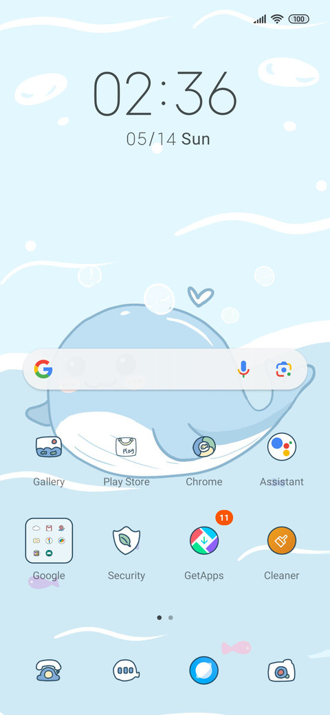 Round whale screenshot