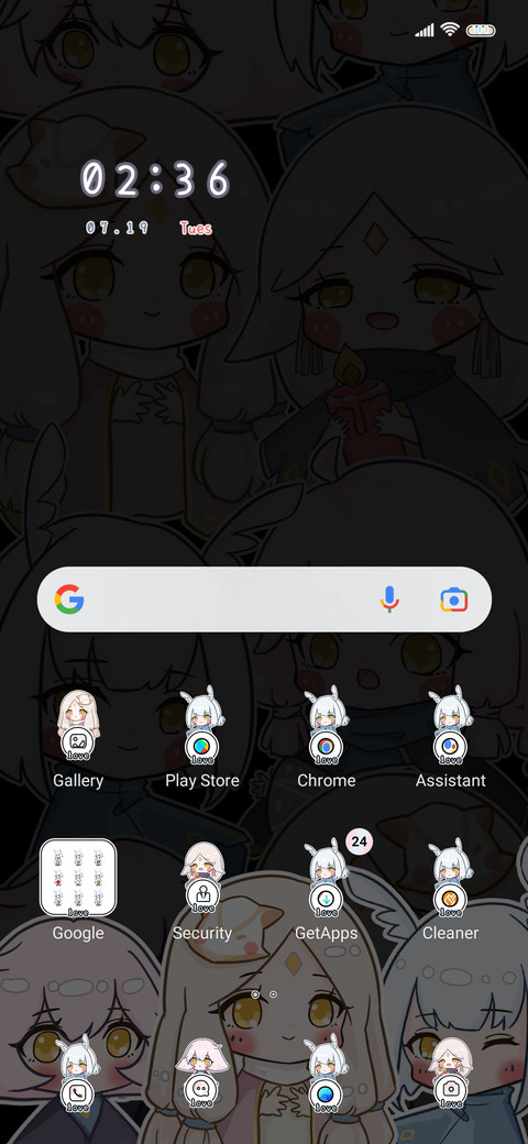 Dynamic cute girl screenshot