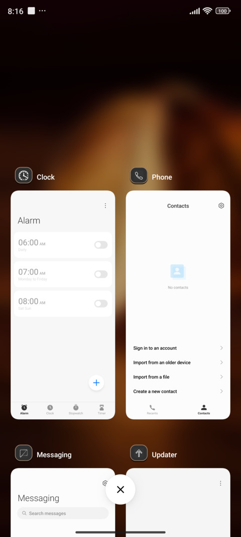 Dark Brown Blush screenshot