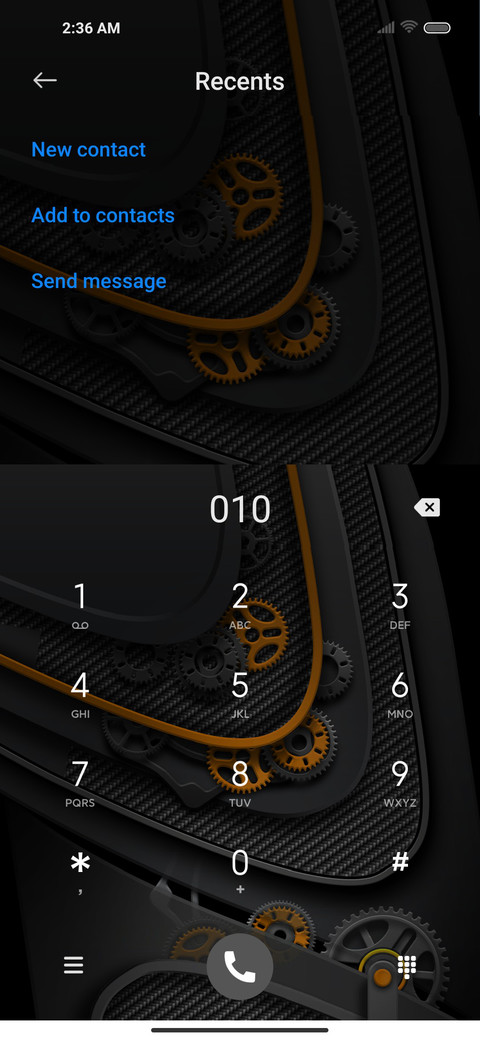 Orange gear screenshot