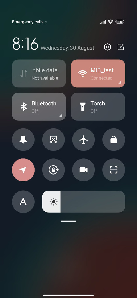 Simple red plate screenshot