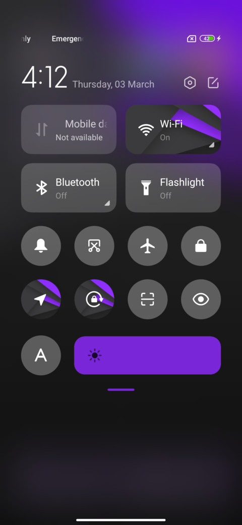 Purple Abstract screenshot