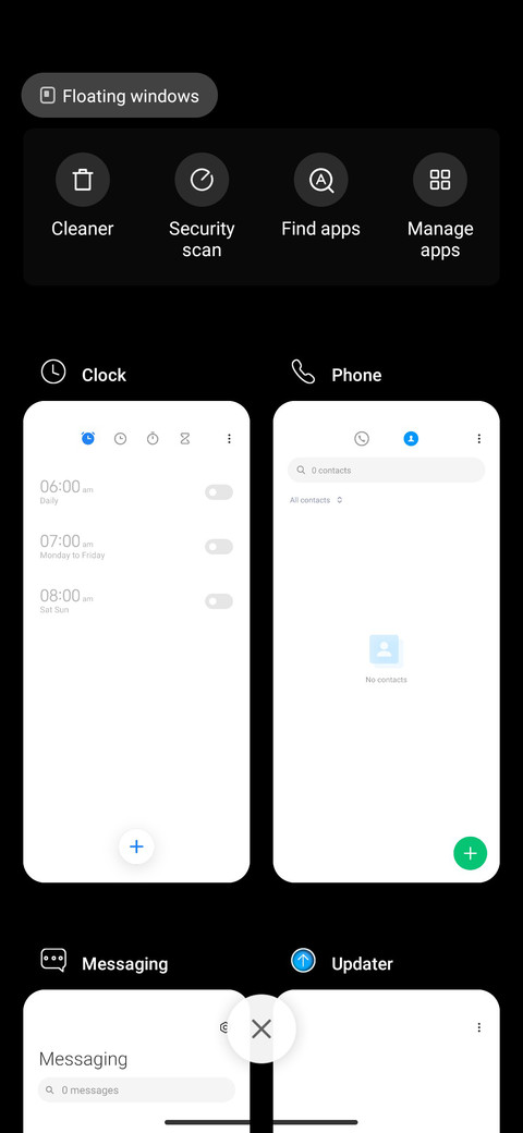 Lightning black screenshot